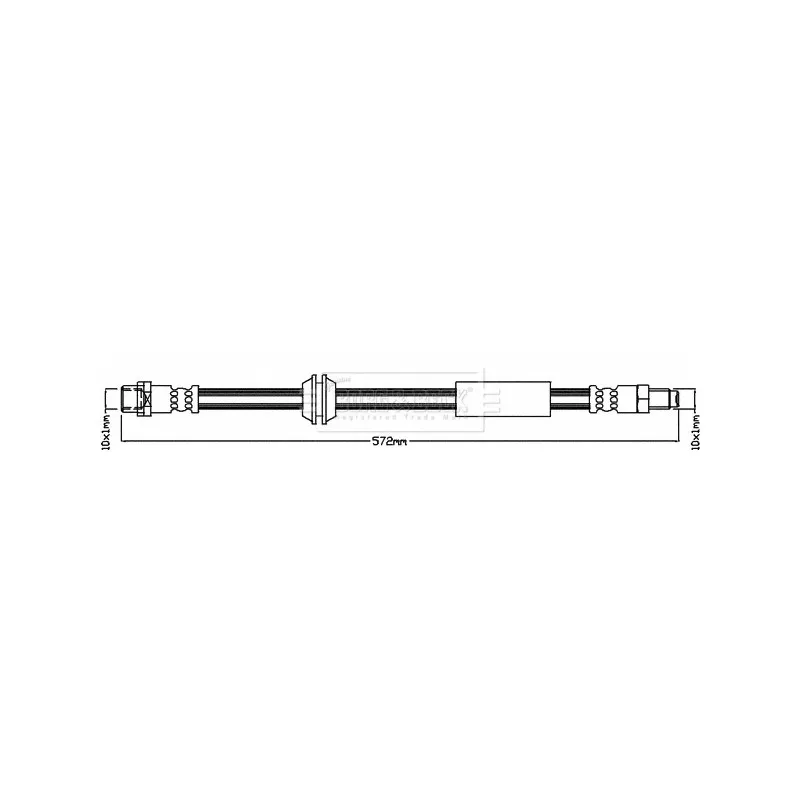 Flexible de frein BORG & BECK BBH8650
