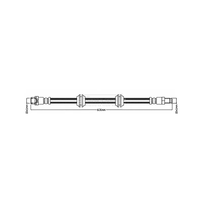 Flexible de frein BORG & BECK BBH8651