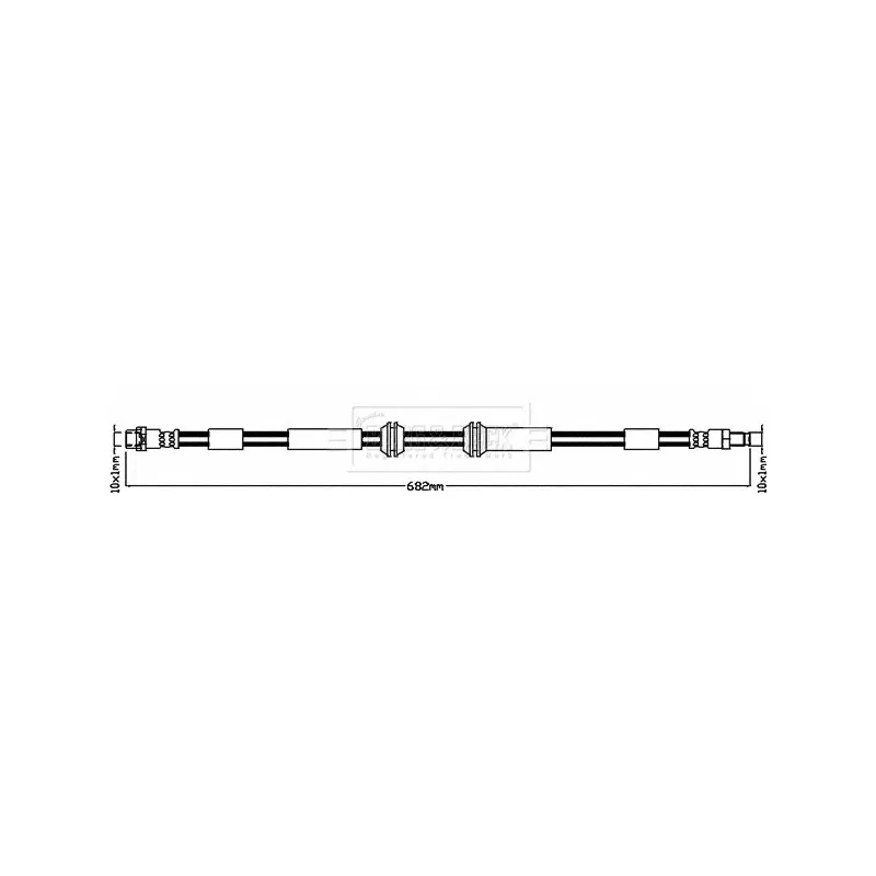 Flexible de frein BORG & BECK BBH8652