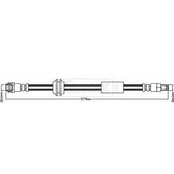 Flexible de frein BORG & BECK BBH8654