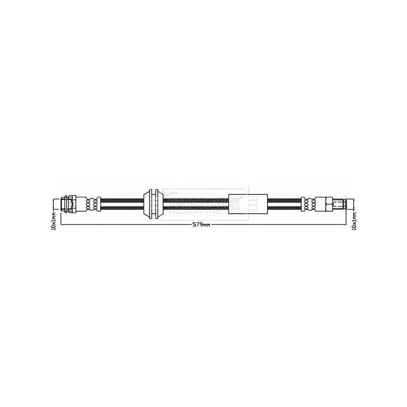 Flexible de frein BORG & BECK BBH8654