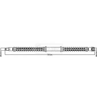 Flexible de frein BORG & BECK BBH8656