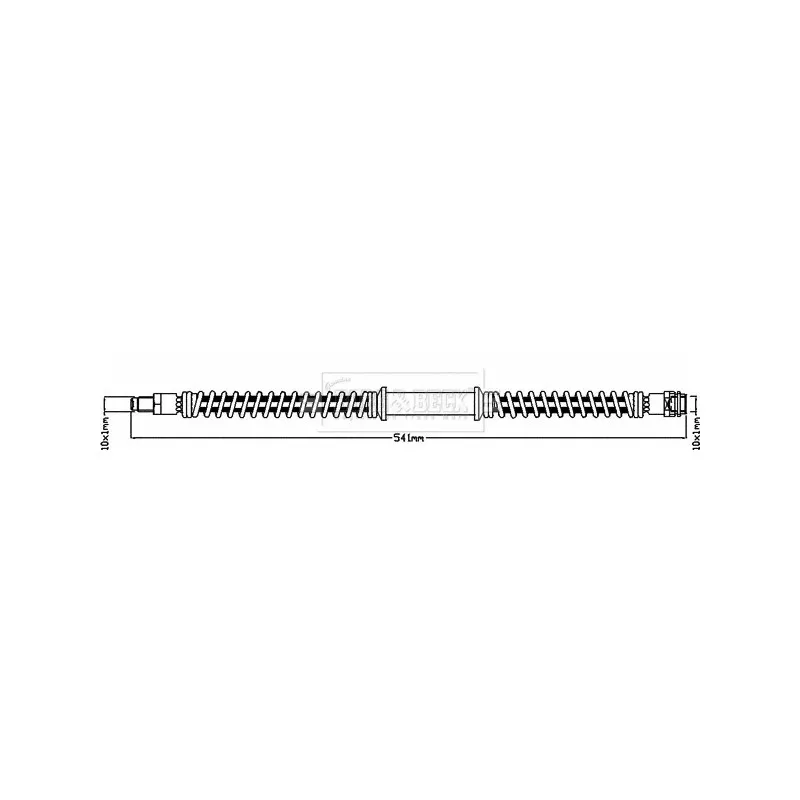 Flexible de frein BORG & BECK BBH8656