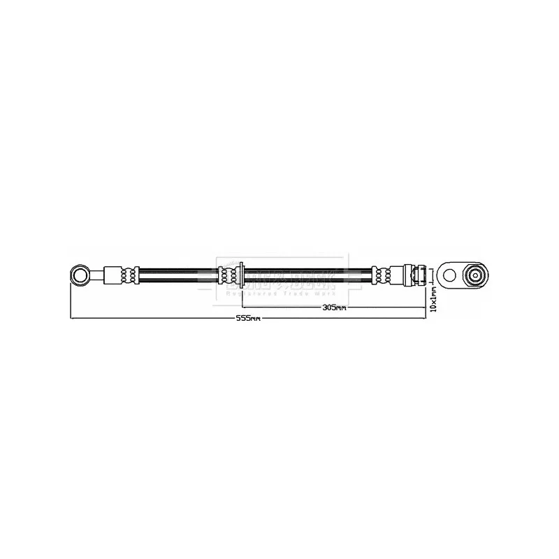 Flexible de frein BORG & BECK BBH8659