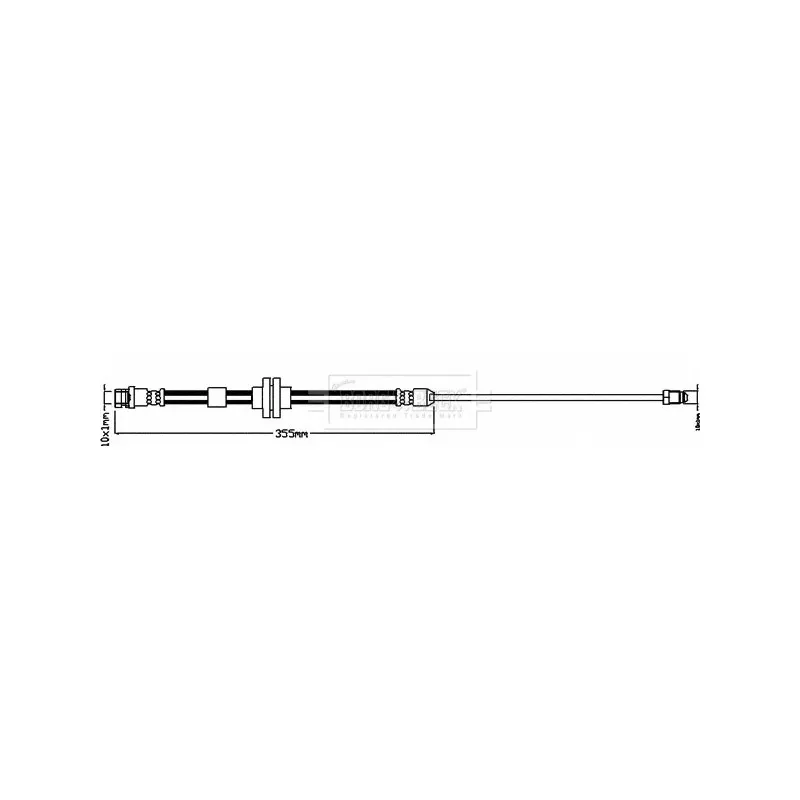Flexible de frein BORG & BECK BBH8661