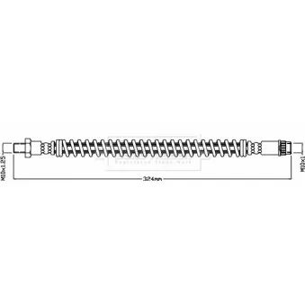 Flexible de frein BORG & BECK BBH8662