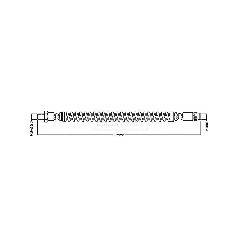Flexible de frein BORG & BECK BBH8662