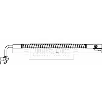 Flexible de frein BORG & BECK BBH8664