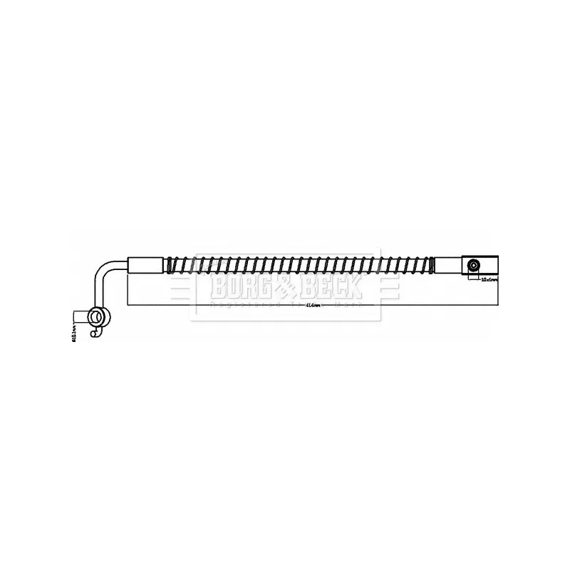 Flexible de frein BORG & BECK BBH8666
