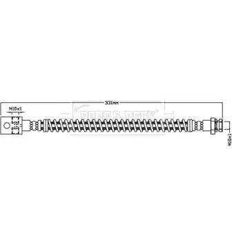 Flexible de frein BORG & BECK BBH8667