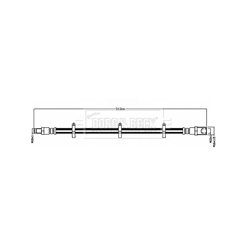 Flexible de frein BORG & BECK BBH8674