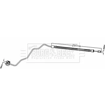 Flexible de frein BORG & BECK BBH8675
