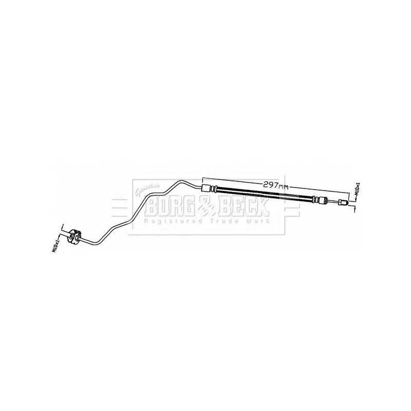 Flexible de frein BORG & BECK BBH8675