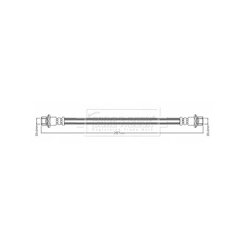 Flexible de frein BORG & BECK BBH8677