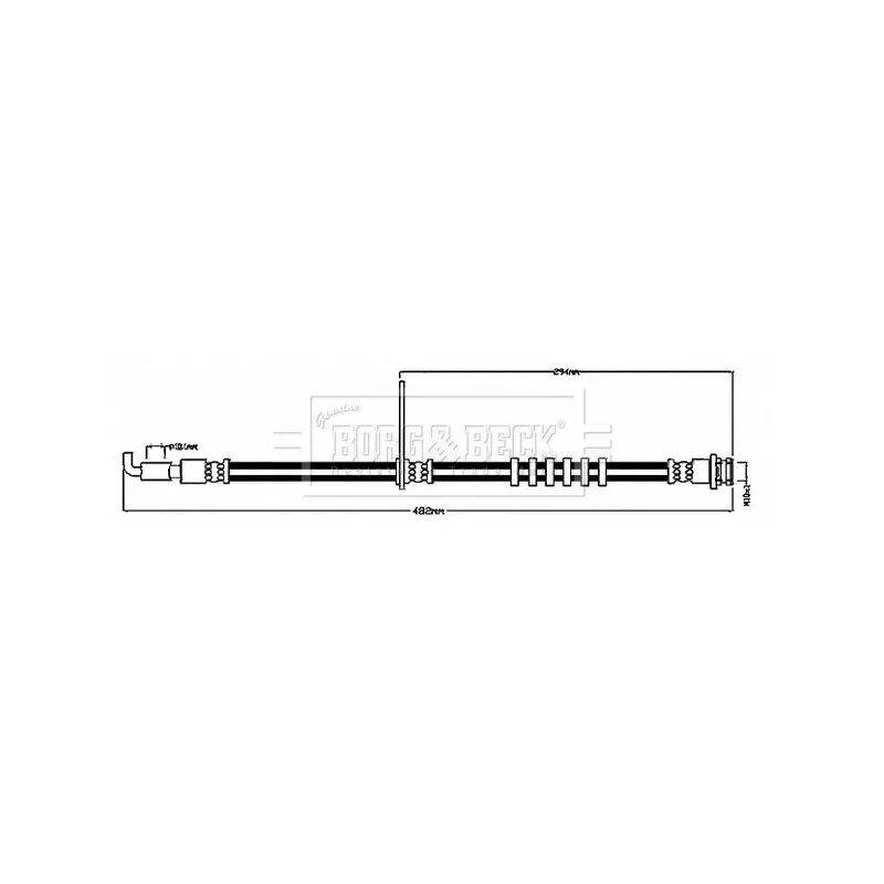Flexible de frein BORG & BECK BBH8685