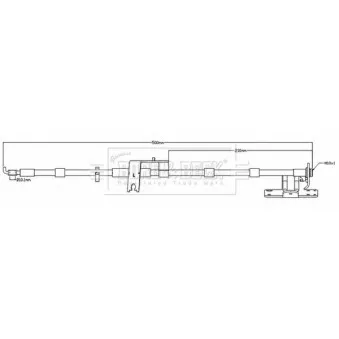 Flexible de frein BORG & BECK BBH8688