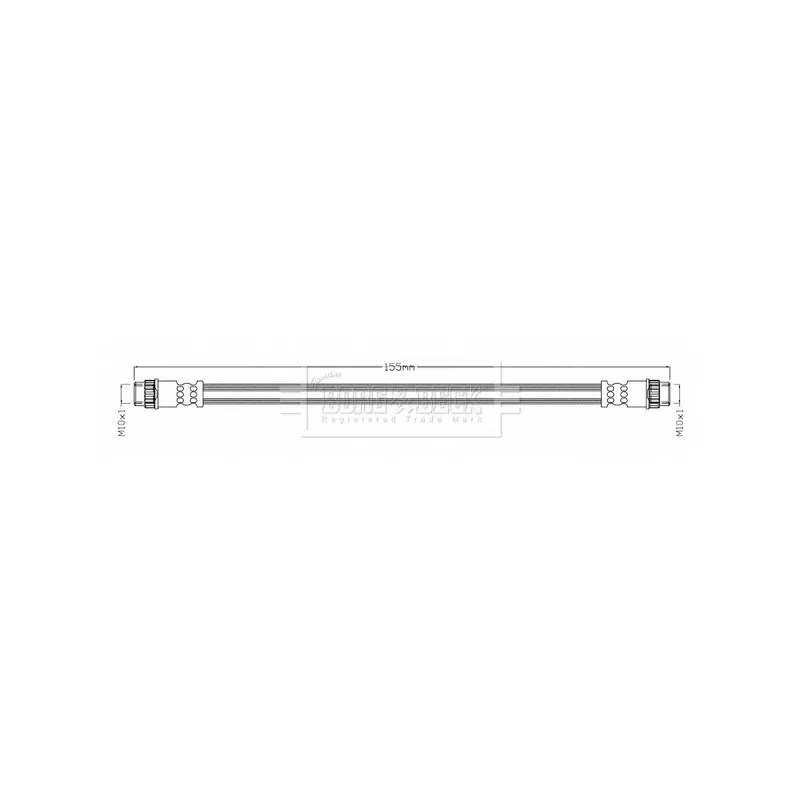 Flexible de frein BORG & BECK BBH8690