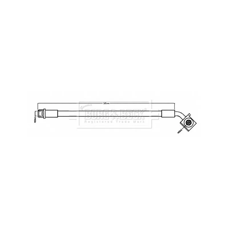 Flexible de frein BORG & BECK BBH8691