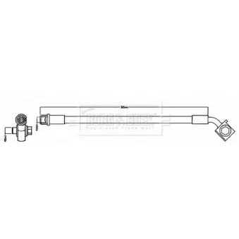 Flexible de frein BORG & BECK BBH8692