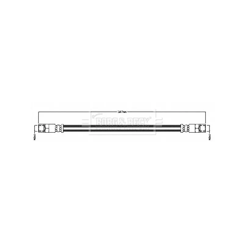 Flexible de frein BORG & BECK BBH8695