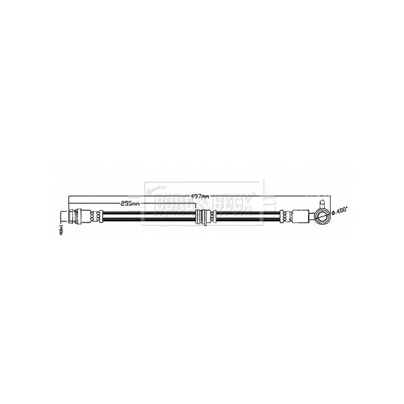 Flexible de frein BORG & BECK BBH8697