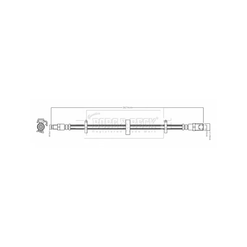 Flexible de frein BORG & BECK BBH8699