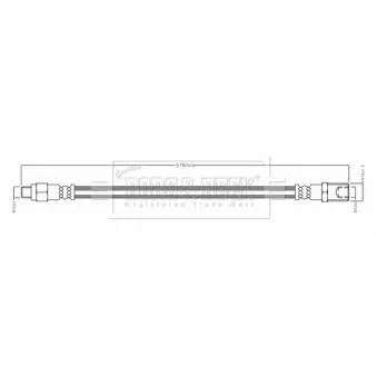 Flexible de frein BORG & BECK BBH8700