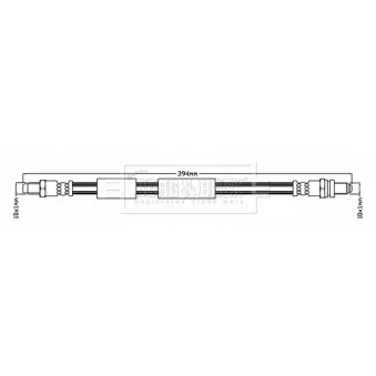 Flexible de frein BORG & BECK BBH8703