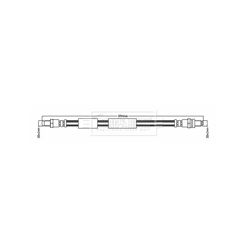 Flexible de frein BORG & BECK BBH8703