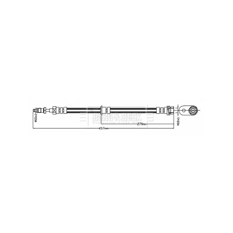 Flexible de frein BORG & BECK BBH8705