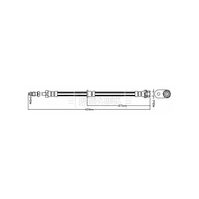 Flexible de frein BORG & BECK BBH8706