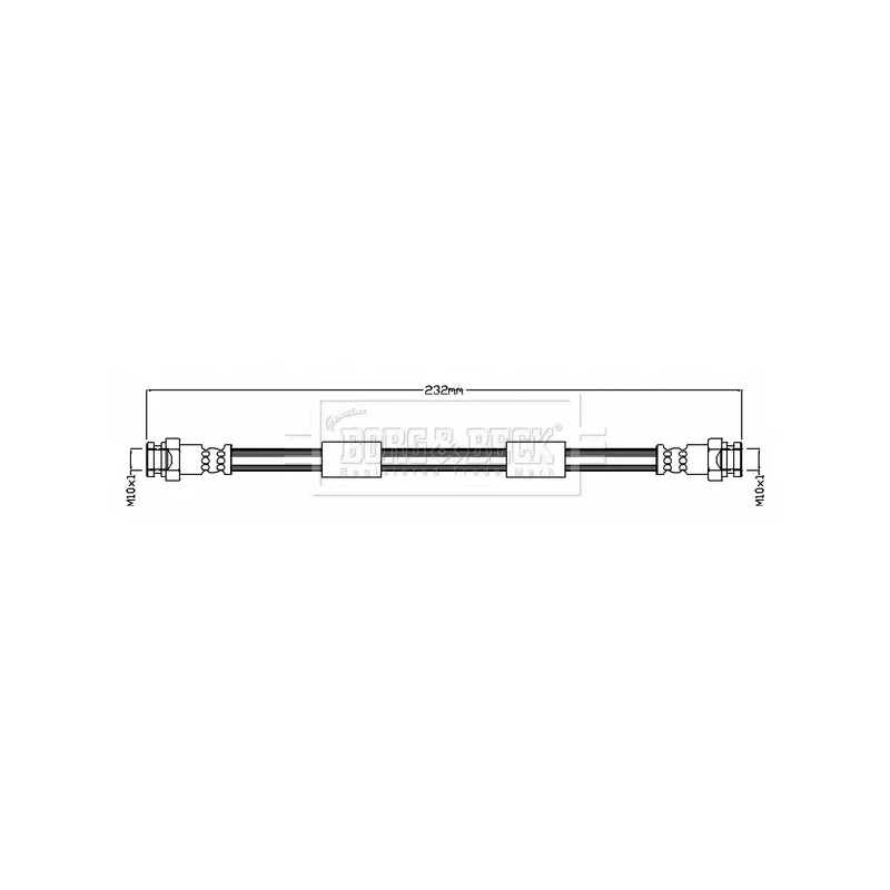 Flexible de frein BORG & BECK BBH8708