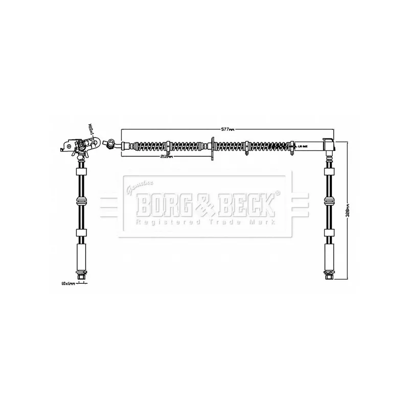 Flexible de frein BORG & BECK BBH8720