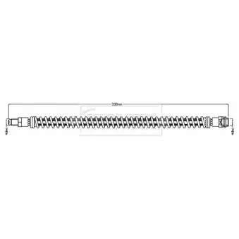 Flexible de frein BORG & BECK BBH8724