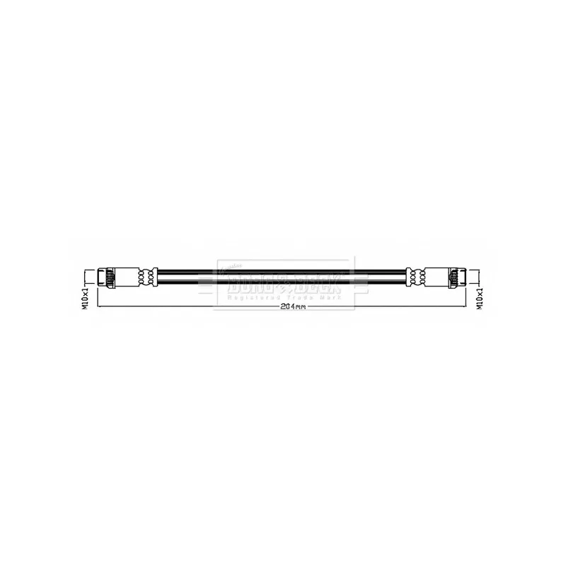 Flexible de frein BORG & BECK BBH8726