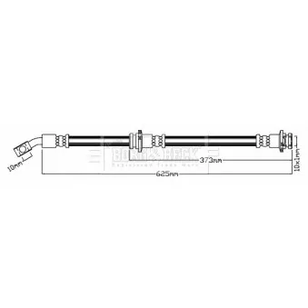 Flexible de frein BORG & BECK BBH8727