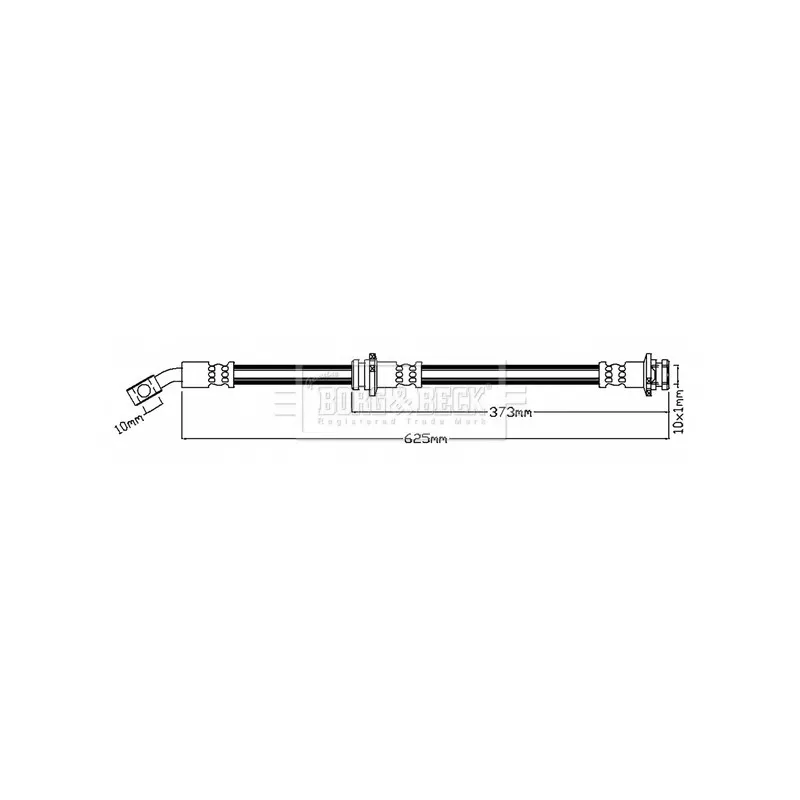 Flexible de frein BORG & BECK BBH8727
