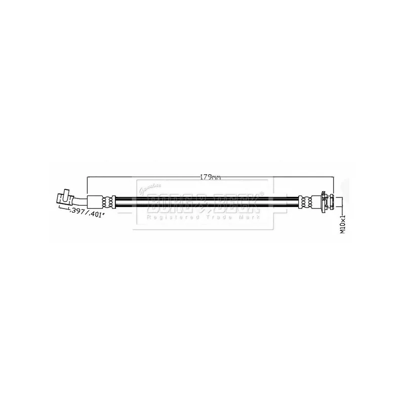 Flexible de frein BORG & BECK BBH8729