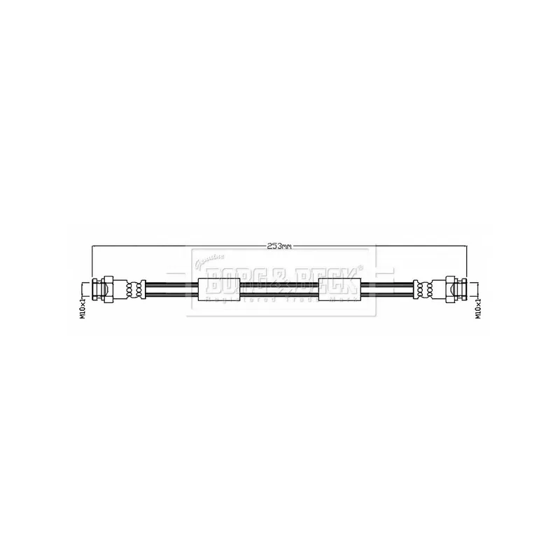 Flexible de frein BORG & BECK BBH8744