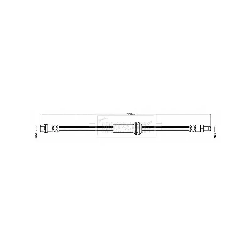 Flexible de frein BORG & BECK BBH8746