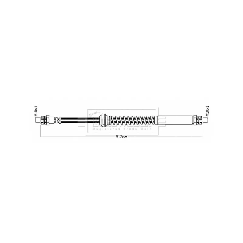 Flexible de frein BORG & BECK BBH8749