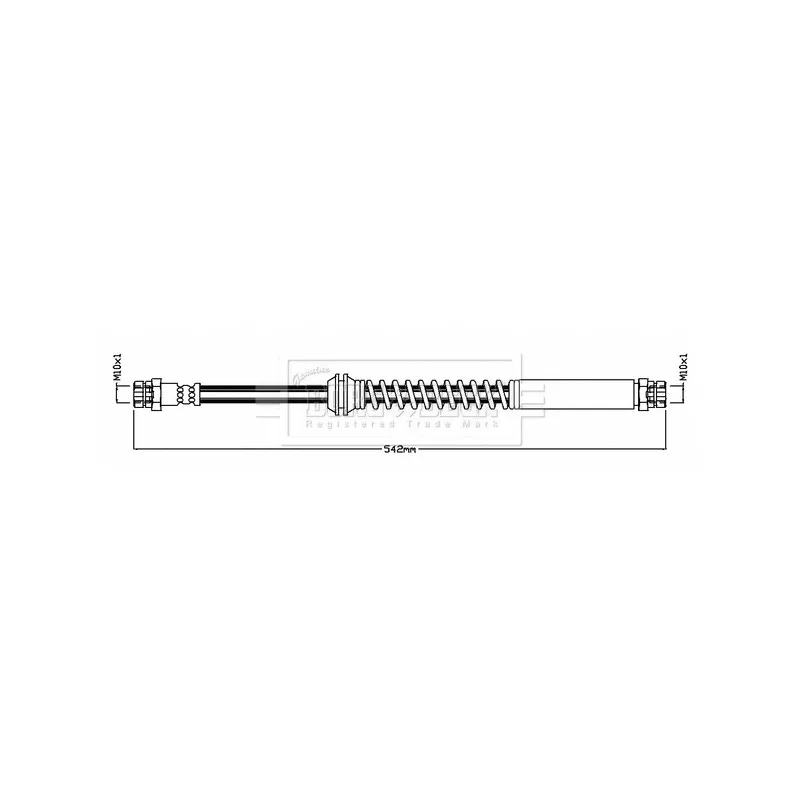 Flexible de frein BORG & BECK BBH8751