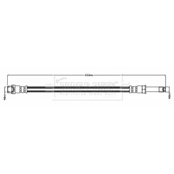 Flexible de frein BORG & BECK BBH8761