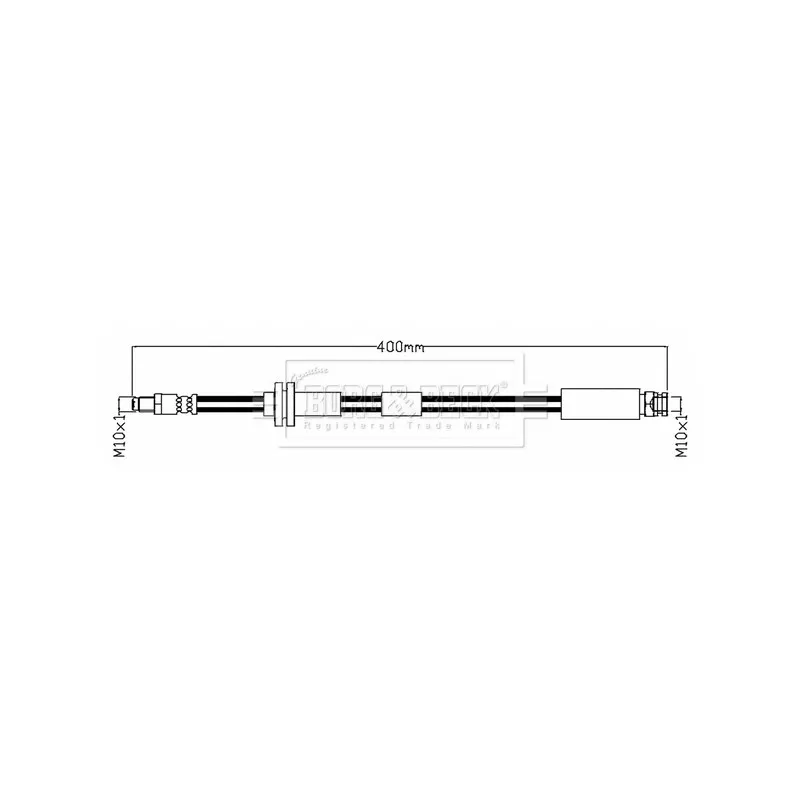 Flexible de frein BORG & BECK BBH8767