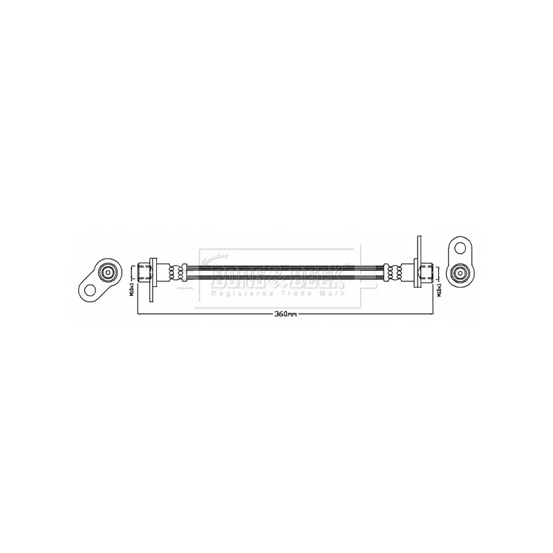 Flexible de frein BORG & BECK BBH8769