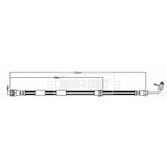 Flexible de frein BORG & BECK BBH8771