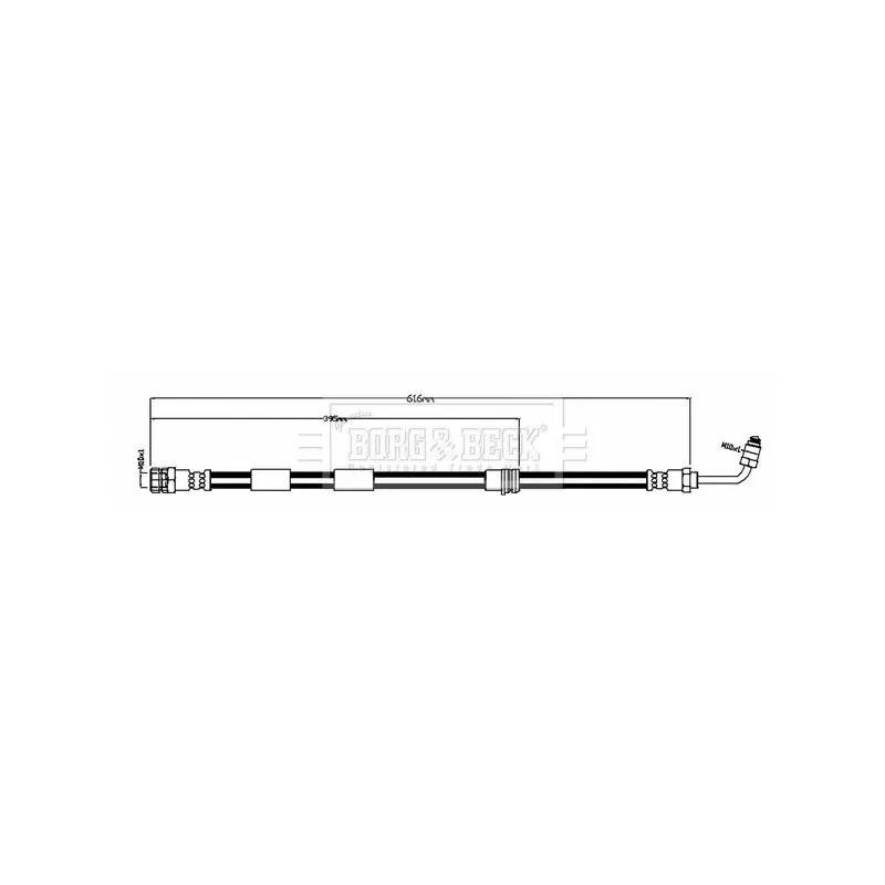 Flexible de frein BORG & BECK BBH8771