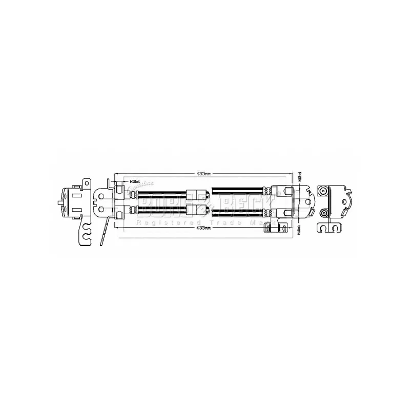 Flexible de frein BORG & BECK BBH8773