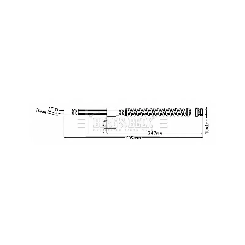 Flexible de frein BORG & BECK BBH8791