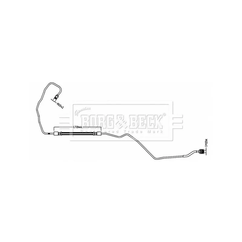 Flexible de frein BORG & BECK BBH8795